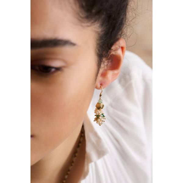 5 Octobre auksuoto sidabro auskarai  